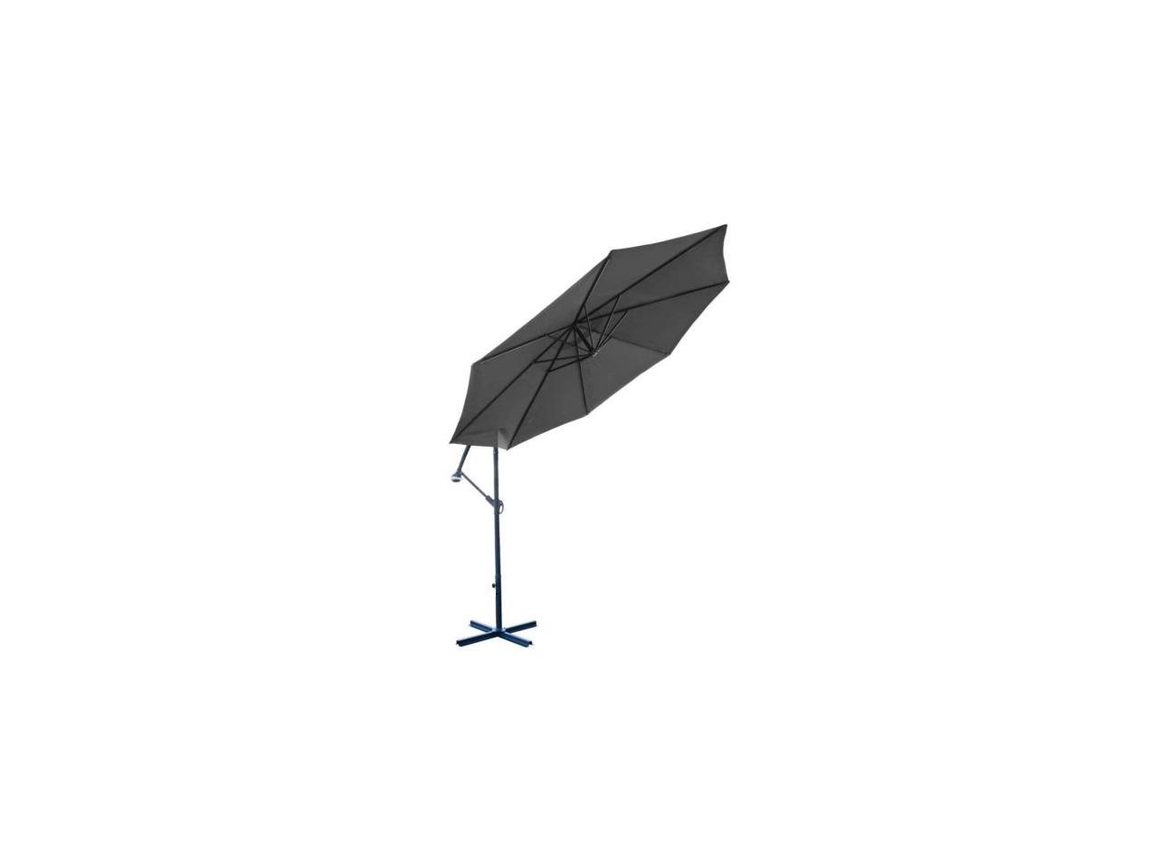 10 Offset Cantilever Patio Umbrella Slate Grey Newegg Com