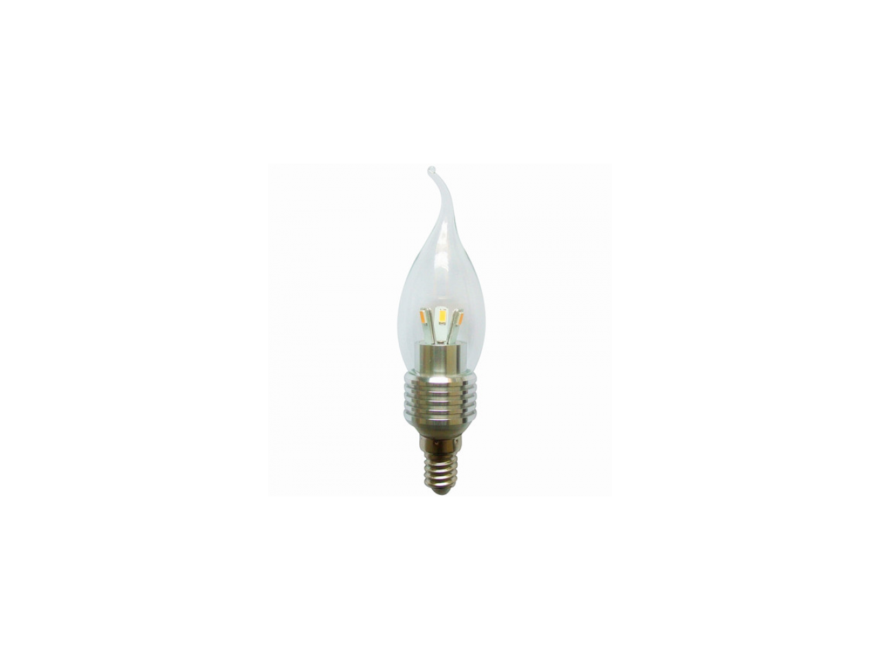 6Pack LED Candle Bulb Dimmable 5 Watt E14 Base for Chandeliers Light