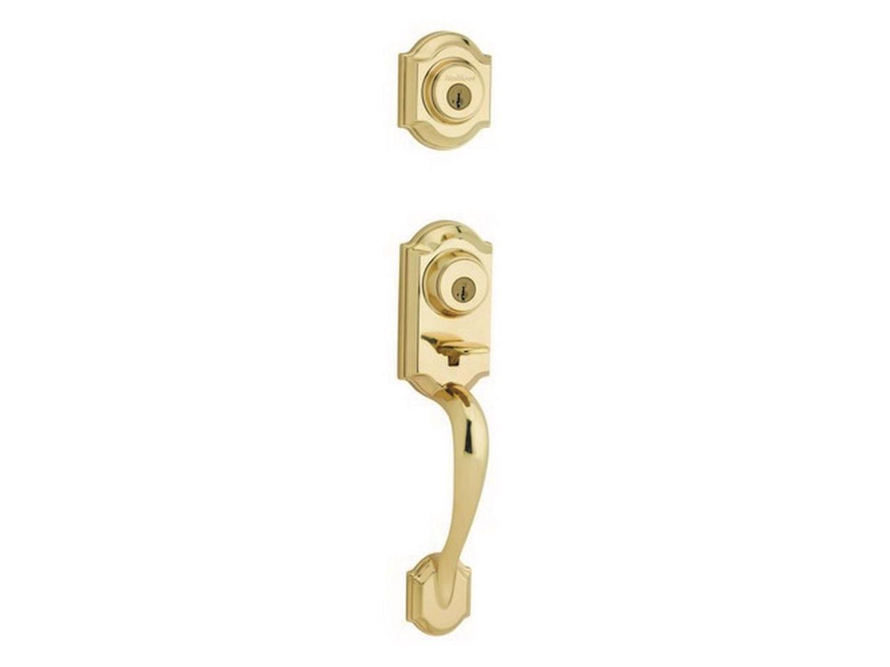 Kwikset feat. SmartKey Montara 1 Cylinder Handleset w/ Juno Knob in