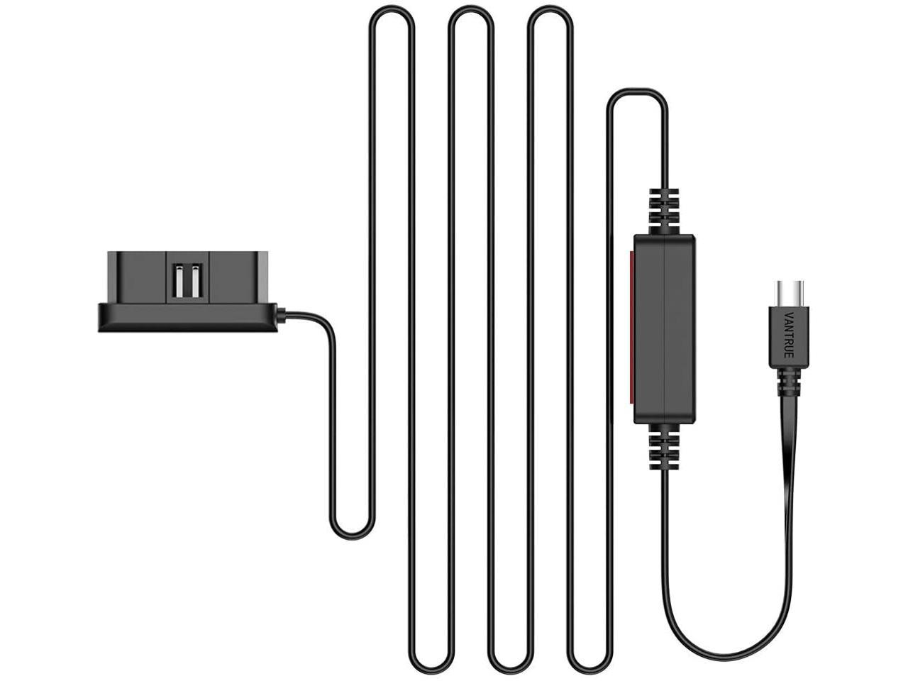 Vantrue 10ft Type C Usb Obd Hardwire Charger Cable For Vantrue N4 Dash Cam And Other Type C Usb Power Port Dash Cams Newegg Com
