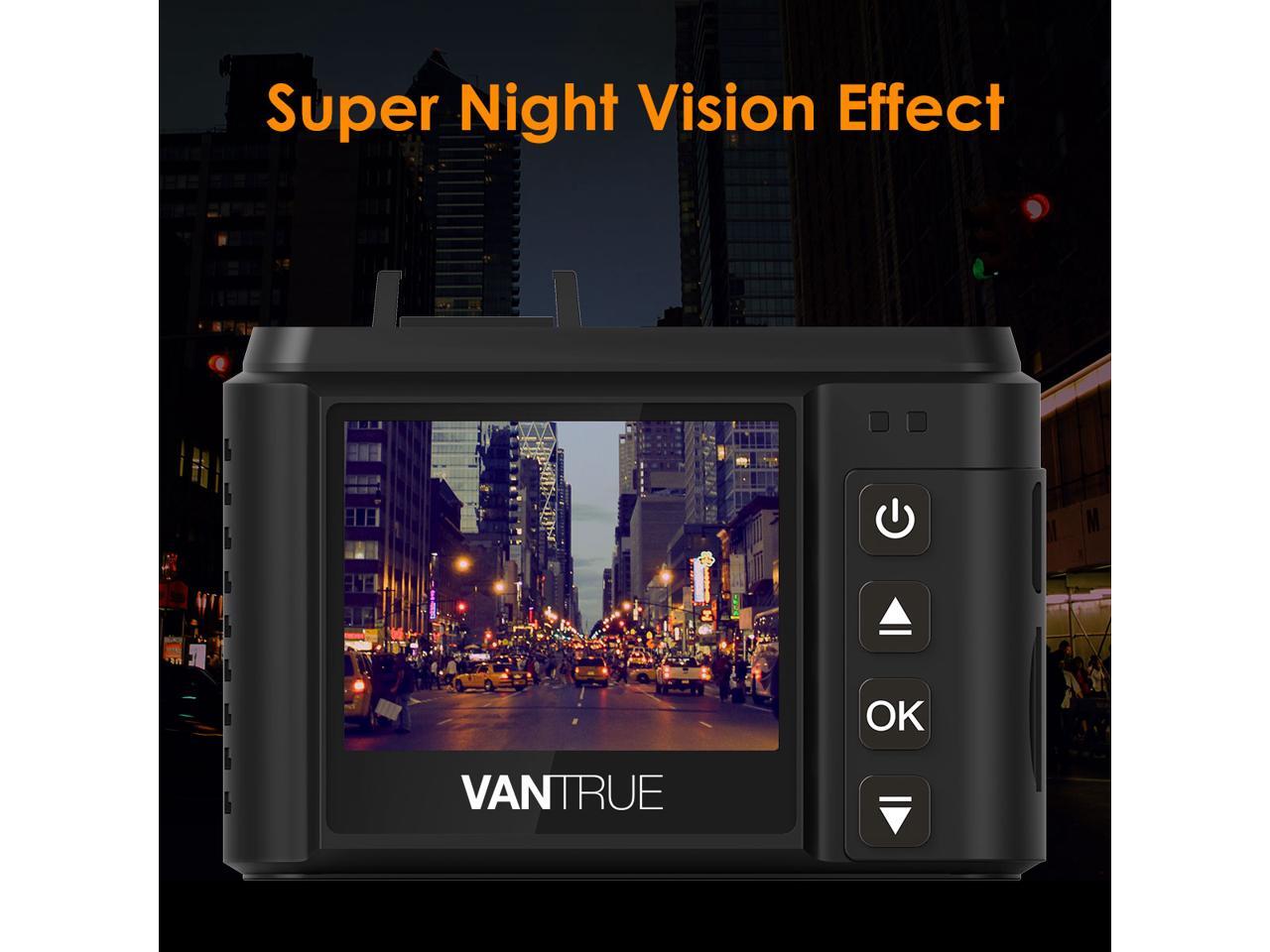Vantrue N1 ProG Dash Cam 1080P 160° Wide Angle 1.5" LCD Screen with