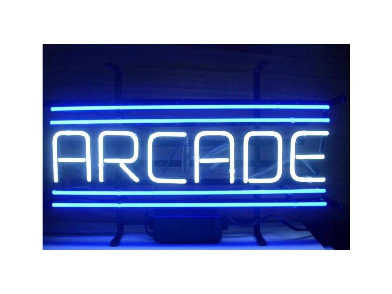 New Arcade Game Room Beer Neon Sign 14"x10"