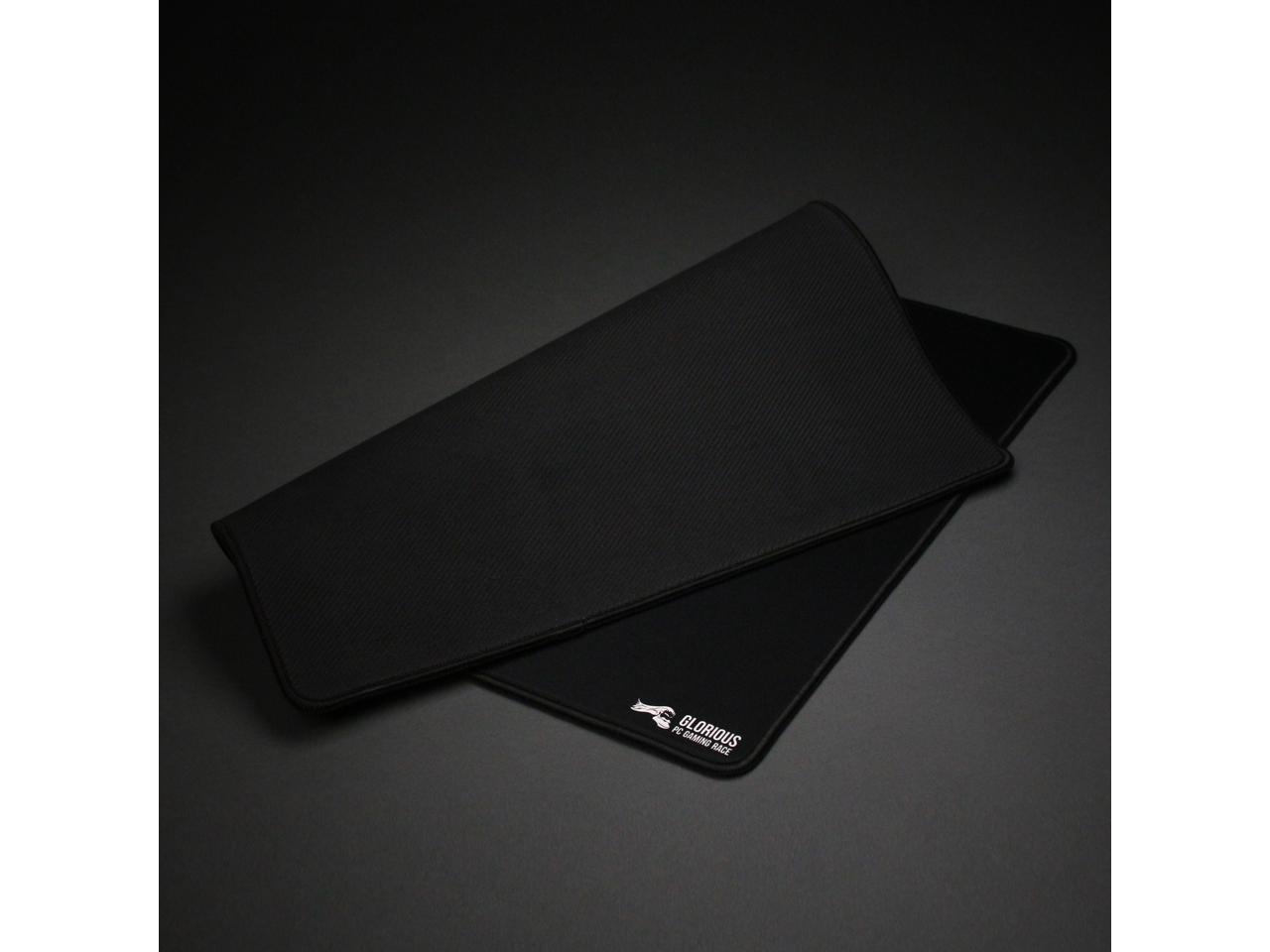 Glorious XL Gaming Mouse Mat / Pad Large, Stitched Edges Black