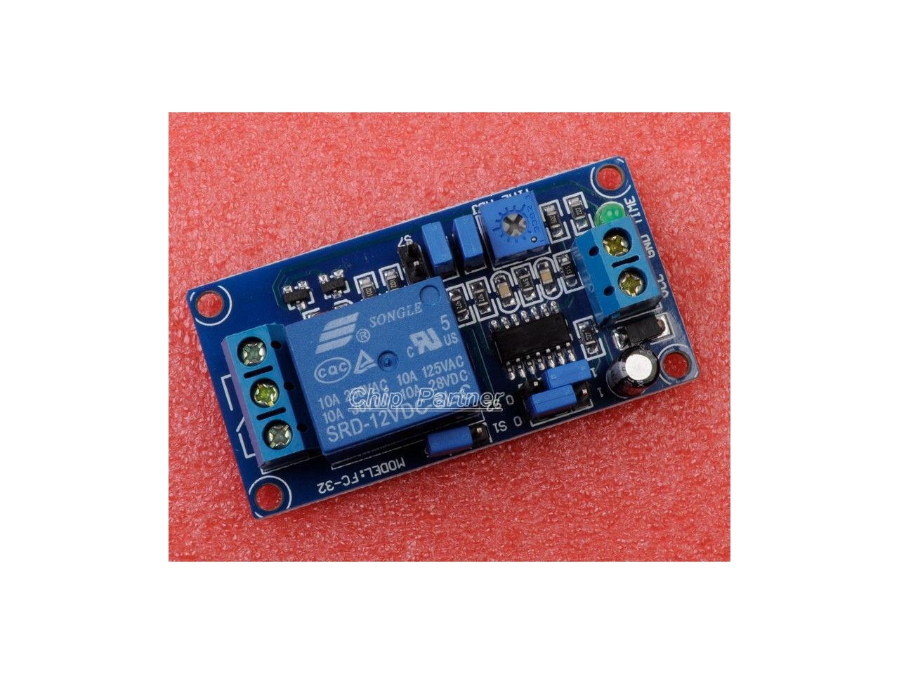 12V PowerON Delay Module Delay Relay Module DelayON DelayOFF Module