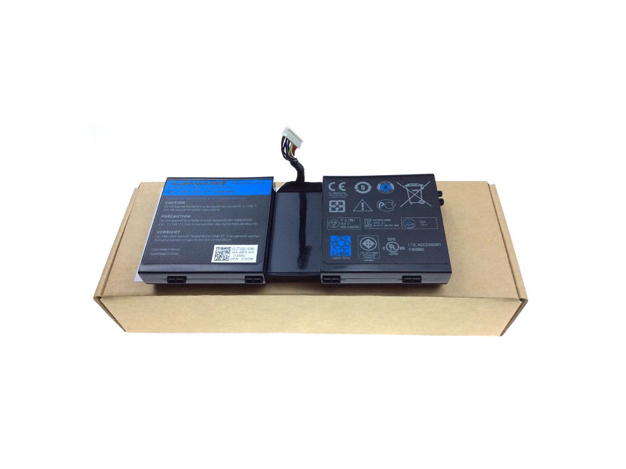 Genuine Battery Dell Alienware 17 18 18x M17X R5 M18X R3 series 2F8K3  02F8K3 KJ2PX 0KJ2PX G33TT 0G33TT