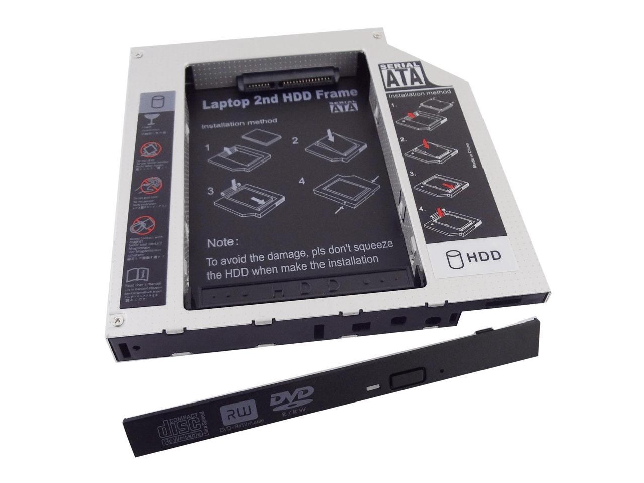 2nd Hard Drive HDD SSD SATA Caddy for ASUS X550LC X550VB X550VC X550VL A541na 