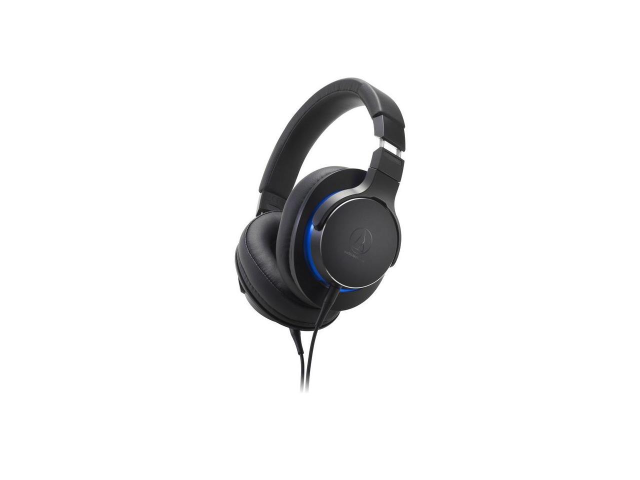 Audio Technica Ath Msr7bbk Over Ear High Resolution Headphones Black Newegg Com