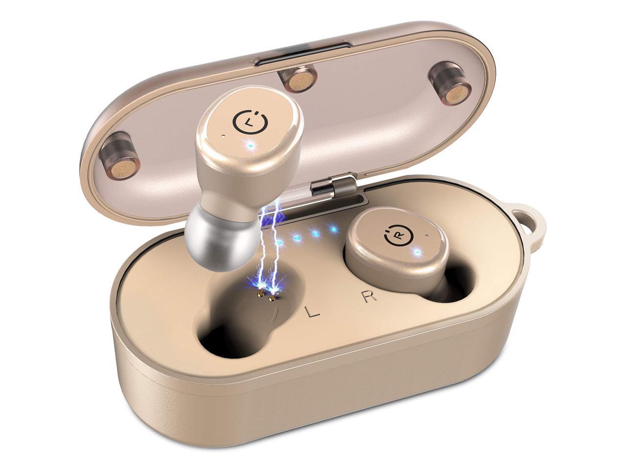 tozo t10 bluetooth 5.0 wireless earbuds with wireless charging case ipx8 waterproof