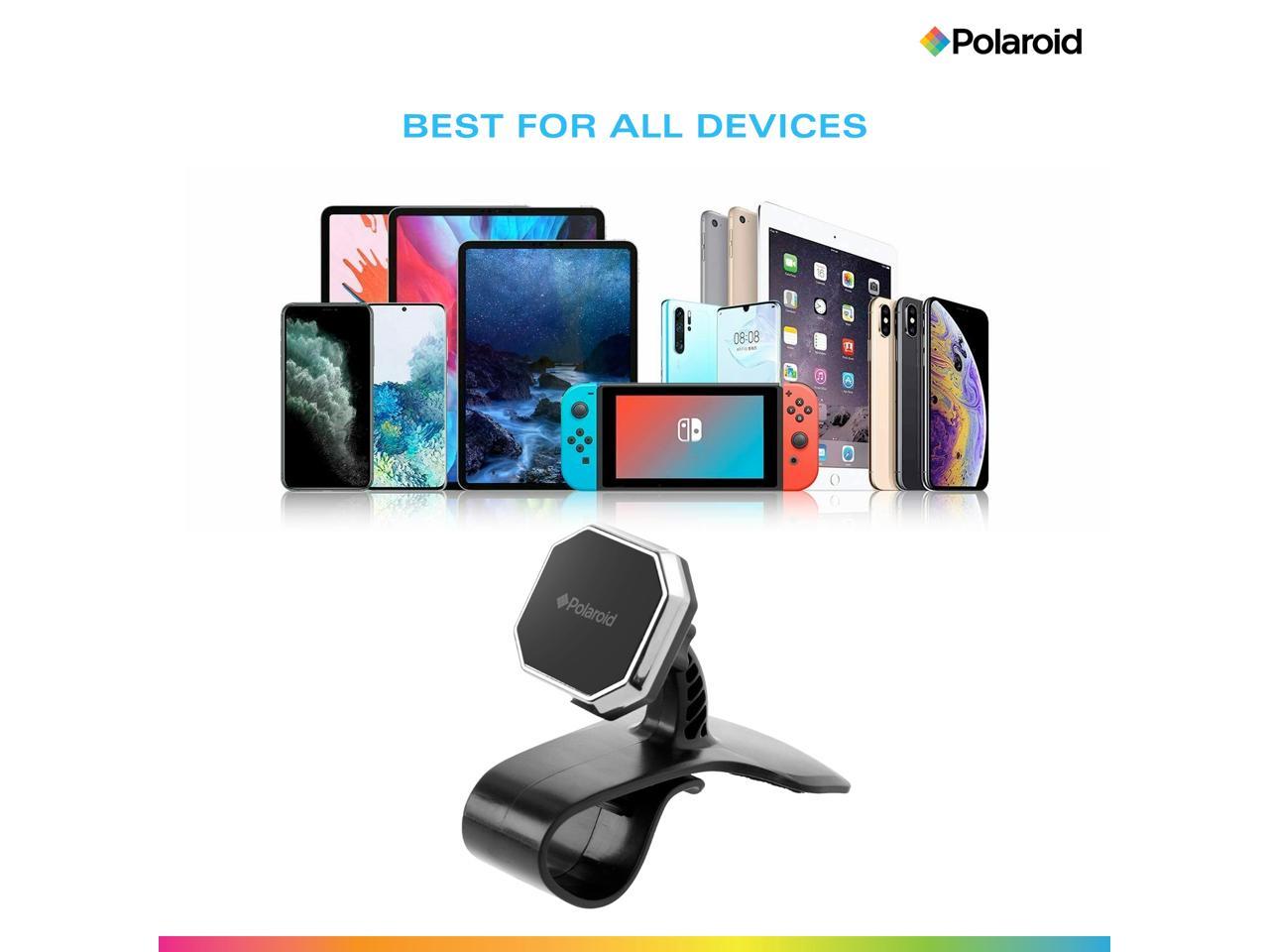Polaroid Car Dashboard Cell Phone Holder - Universal Magnetic Mount For