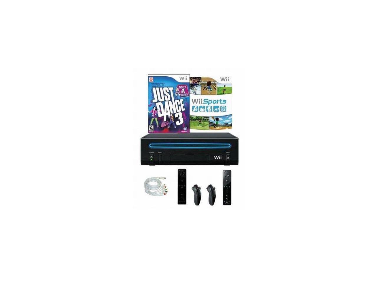 Refurbished Nintendo Wii Console Bundle With Just Dance 3 Wii Sports