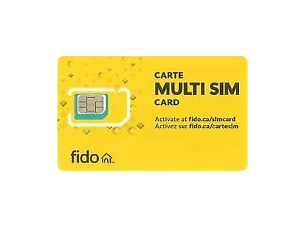 fido sim card canada