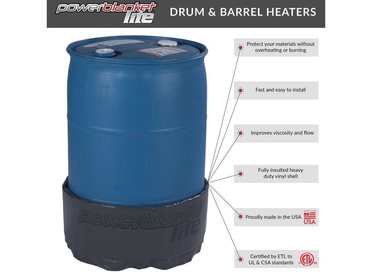15 Gallon Drum Heater Barrel Heater Band Heater Powerblanket Lite