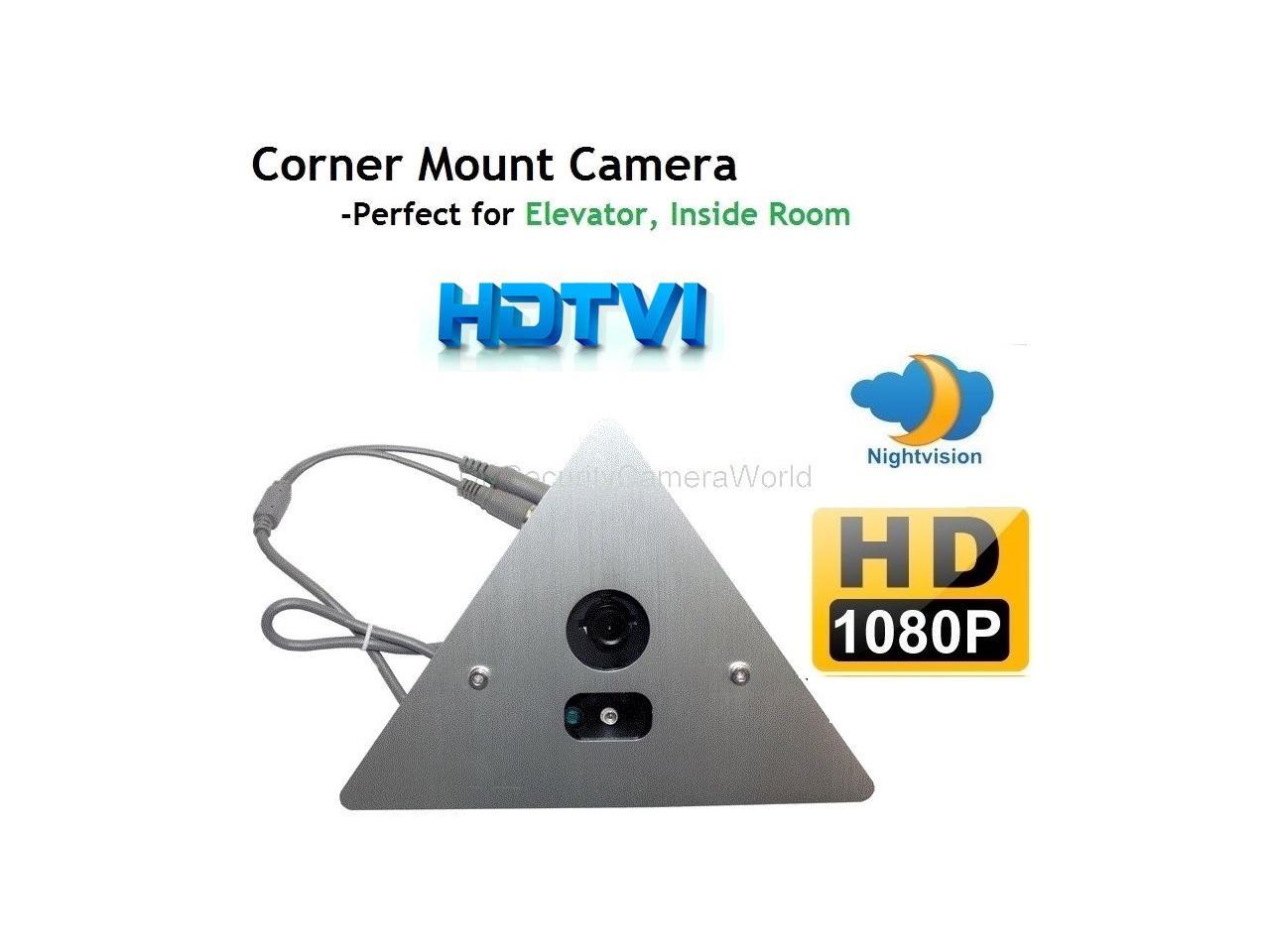 Corner Mount Security Camera 1920x1080P Resolution HDTVI Camera for TVI ...