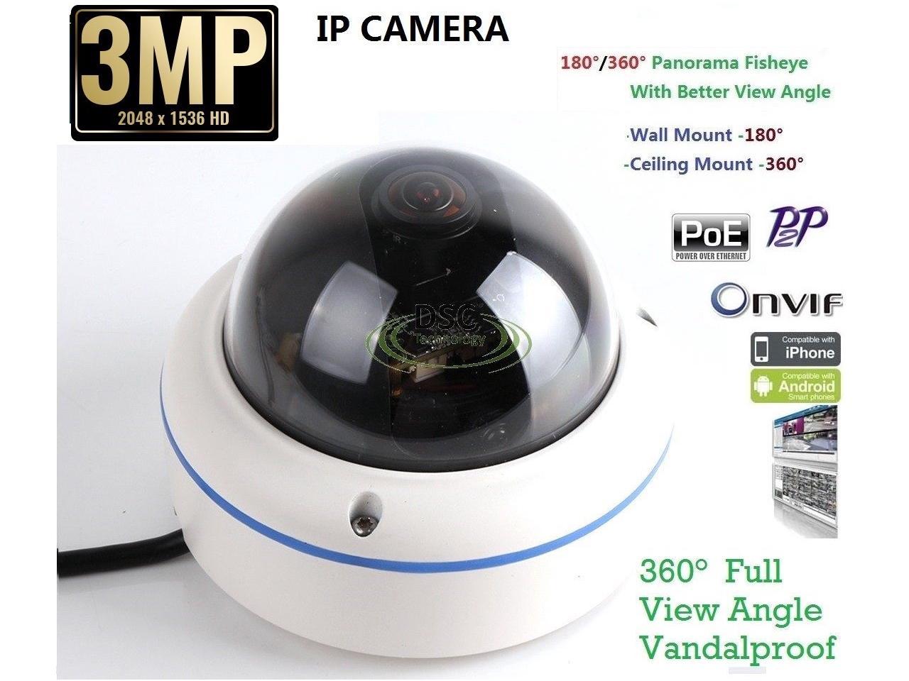 180 Degree Wide Angle Fisheye HD 1080P 2.0MP AHD Camera  IR Dome camera+OSD key 