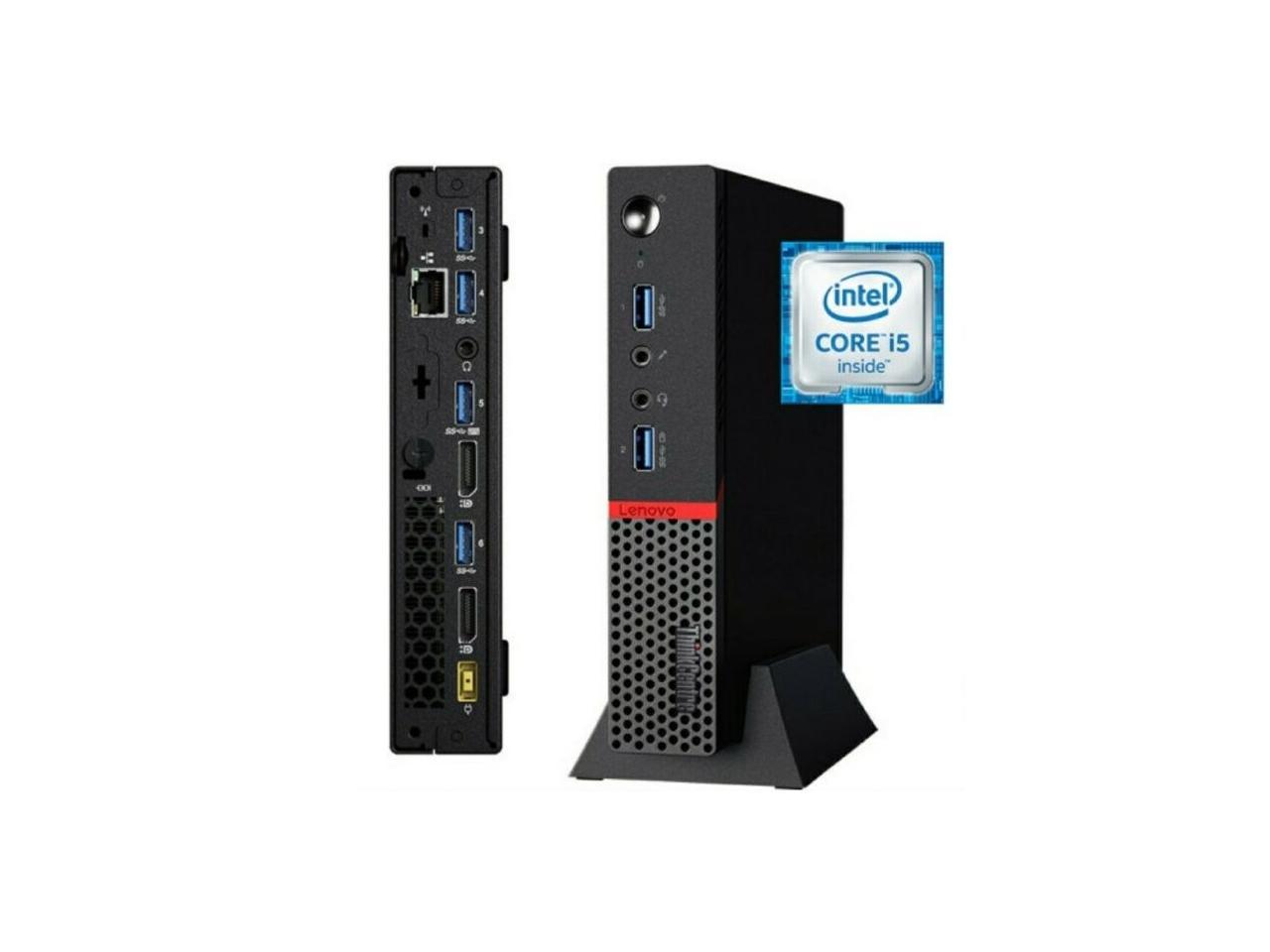 Refurbished Lenovo Thinkcentre M900 Tff Tiny Pc Core I5 6500t 2 5ghz Quad Core 256gb Ssd 8gb Ram Windows 10 Pro Ac Adapter Included Newegg Com