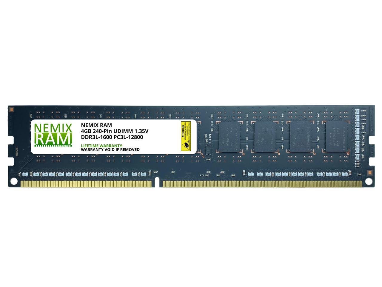 4GB (1x4GB) DDR3 1600 (PC3 12800) Desktop Memory Module