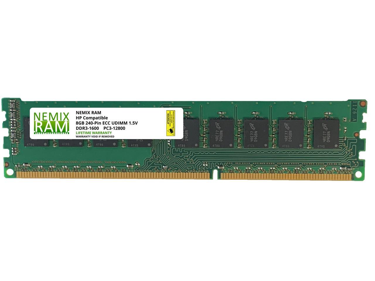A-Tech 4GB RAM Replacement for Hynix HMT451R7BFR8C-RD DDR3 1866MHz PC3-14900R 1Rx8 1.5V ECC RDIMM Registered 240-Pin DIMM Memory Module 