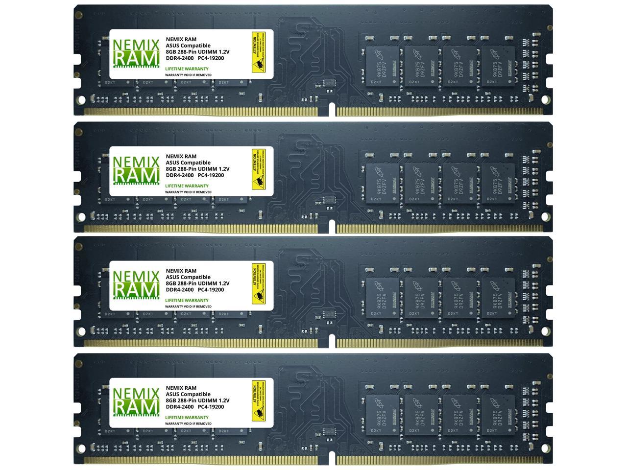 2 x 16GB DDR4-3200 UDIMM 2Rx8 for ASUS Servers NEMIX RAM 32GB Kit