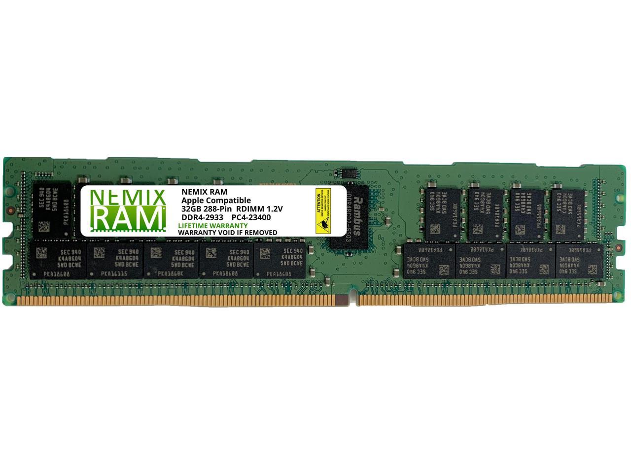 32GB DDR4-2933 PC4-23400 RDIMM Memory for Apple Mac Pro 2019 