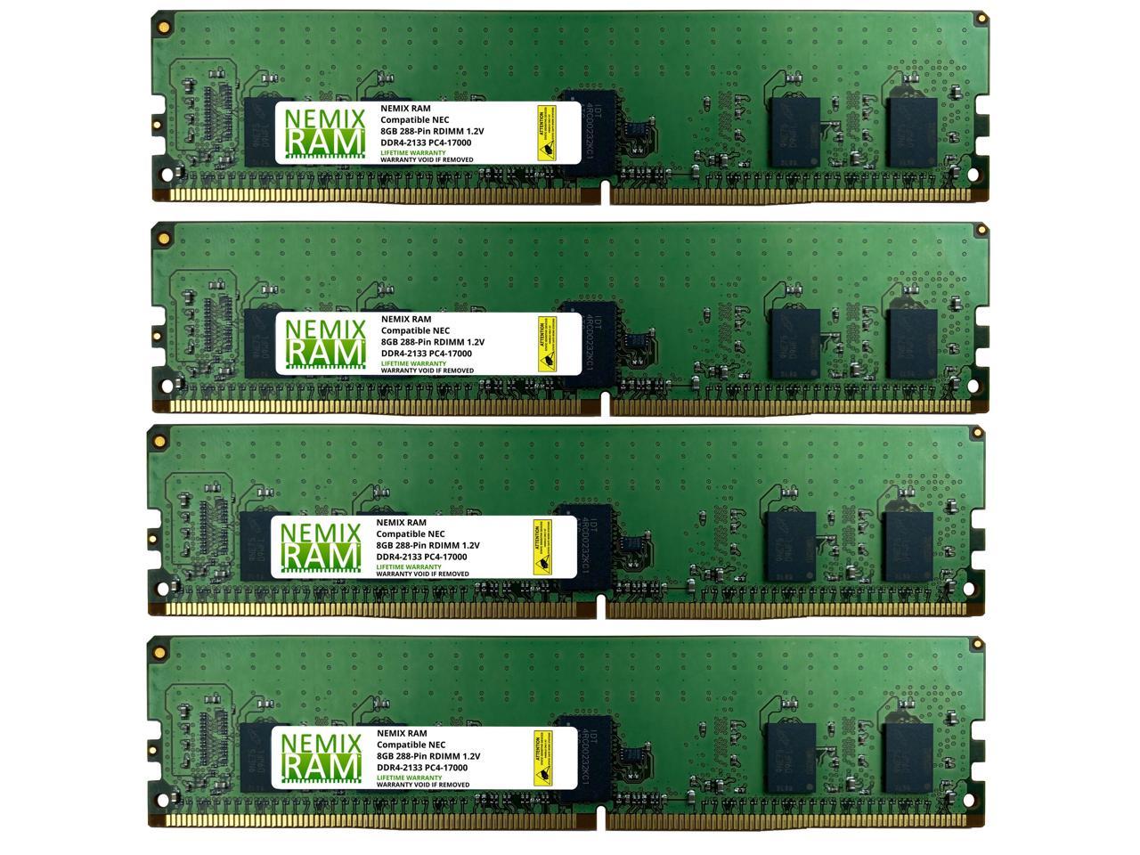 NEMIX RAM NE3302-H060F for NEC Express5800/A2010c 32GB (4x8GB 