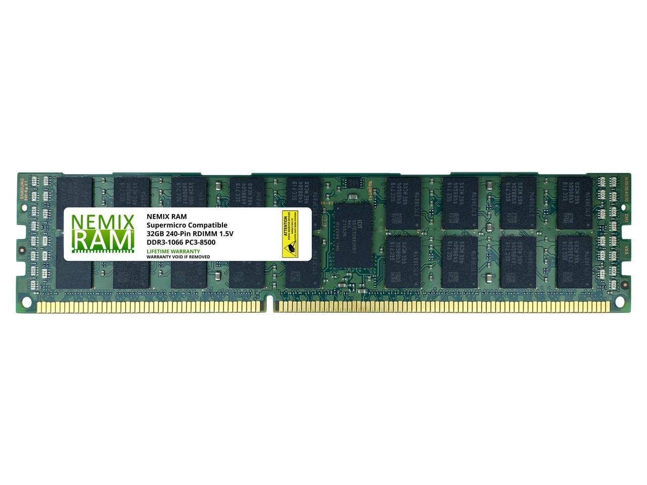 MEM-DR332L-SL03-ER10 32GB Memory Compatible With Supermicro by NEMIX RAM
