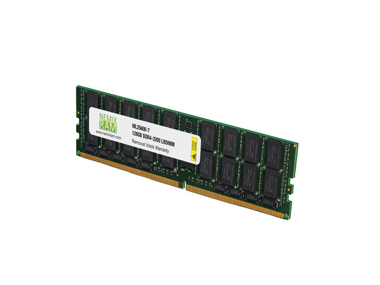 128GB DDR4-3200 PC4-25600 8Rx4 ECC Load Reduced Memory
