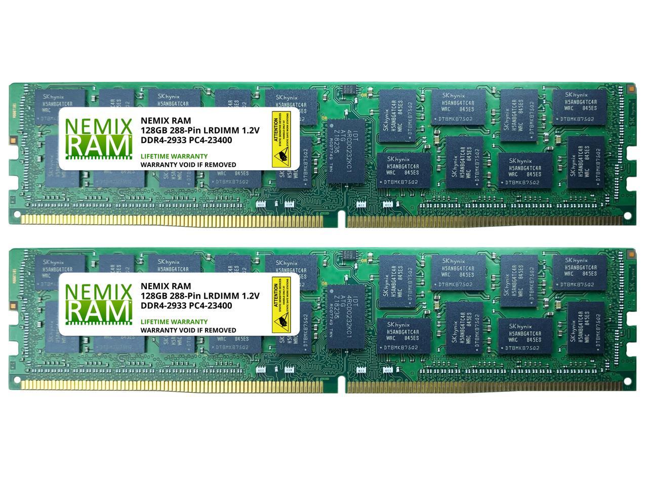 NEMIX RAM 256GB 2x128GB DDR4-2933 PC4-23400 8Rx4 ECC Load Reduced