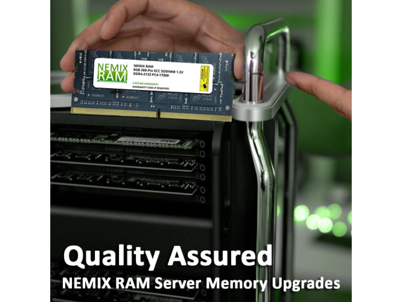 64GB Kit 4 x 16GB DDR4-2933 PC4-23400 ECC Sodimm 2Rx8 Memory by Nemix Ram