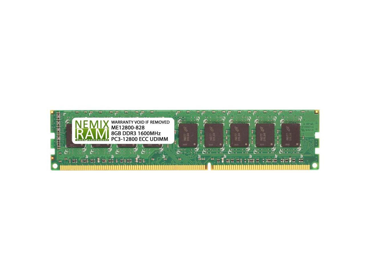 NEW HP 669324-B21 684035-001 669239-081 8GB DDR3 PC3-12800 Unbuffered ECC Memory