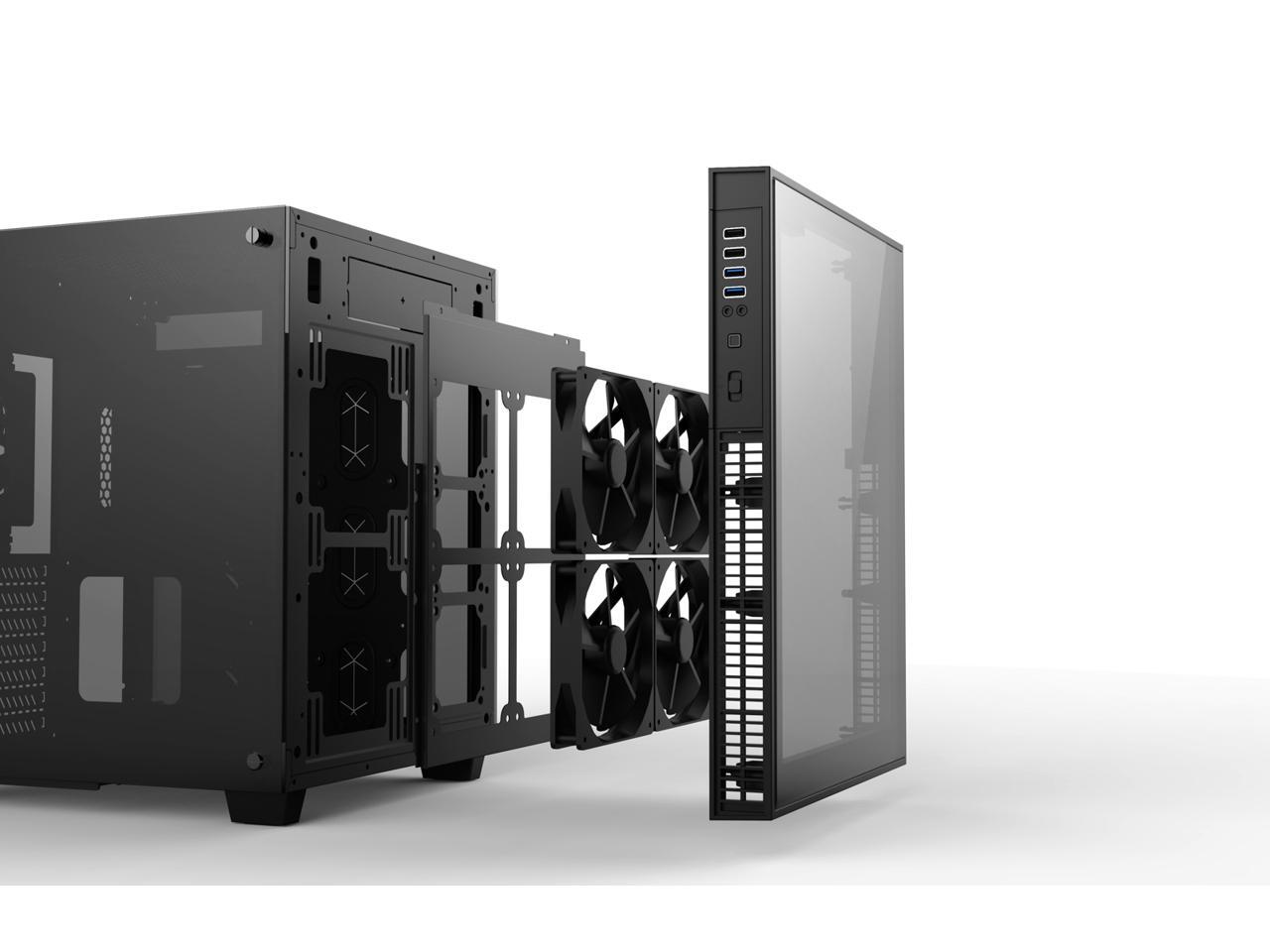 Anidees Ai Crystal Cube Lite Atx Desktop Case anidees AI-Crystal-Cube-Lite Cube ATX Tempered Glass Gaming Case