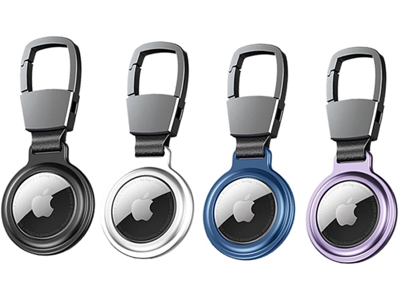 4 Pack Airtag Keychain Holder, Case Compatible with Apple