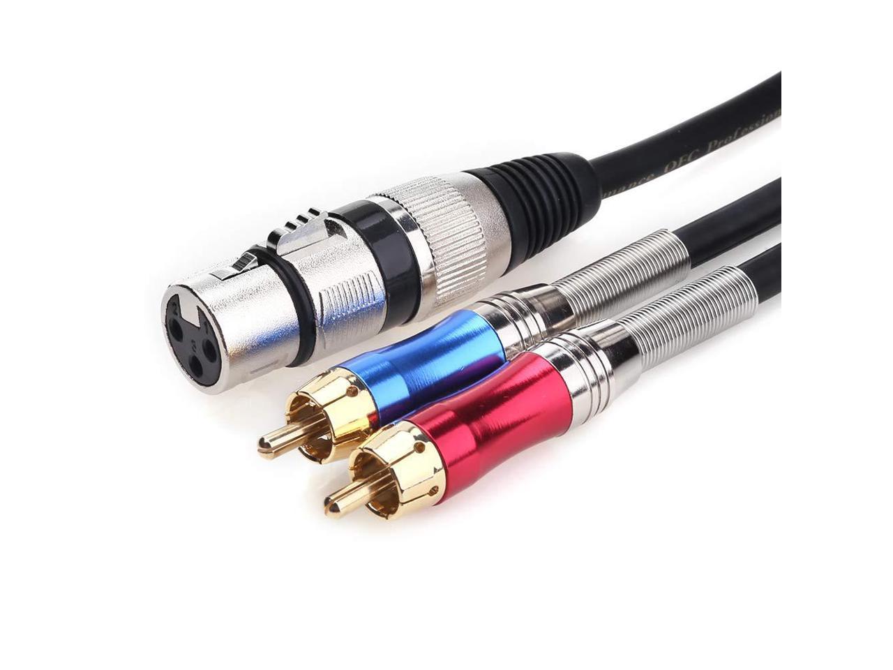 15 Ft Belden Quality 3.5mm TRS Male to XLR Male Stereo capture Cord Cable. 