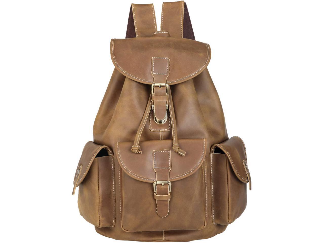 polare leather backpack