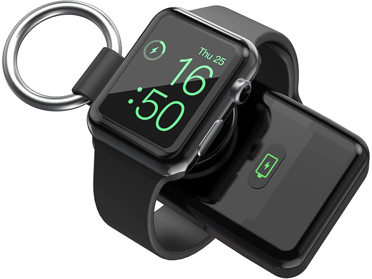 Aukvite Wireless Charger for Apple Watch, USB C 1400mAh P-ower Bank iWatch  Charger, Portable Magnetic iwatch Charger Compatible with Series  7/SE/6/5/4/3/2/1, Travel Cordless Charger with Keychain - Newegg.com
