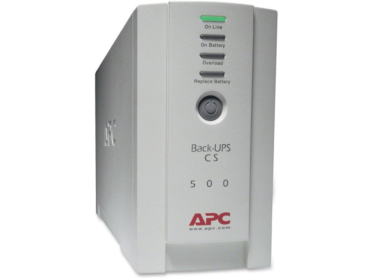 APC by Schneider Electric BK500 500VA 300W UPS - Newegg.com