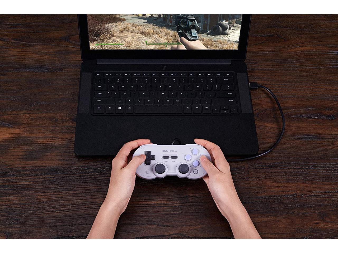 8bitdo Sn30 Pro Usb Gamepad For Windows Raspberry Pi Sn Edition Newegg Com