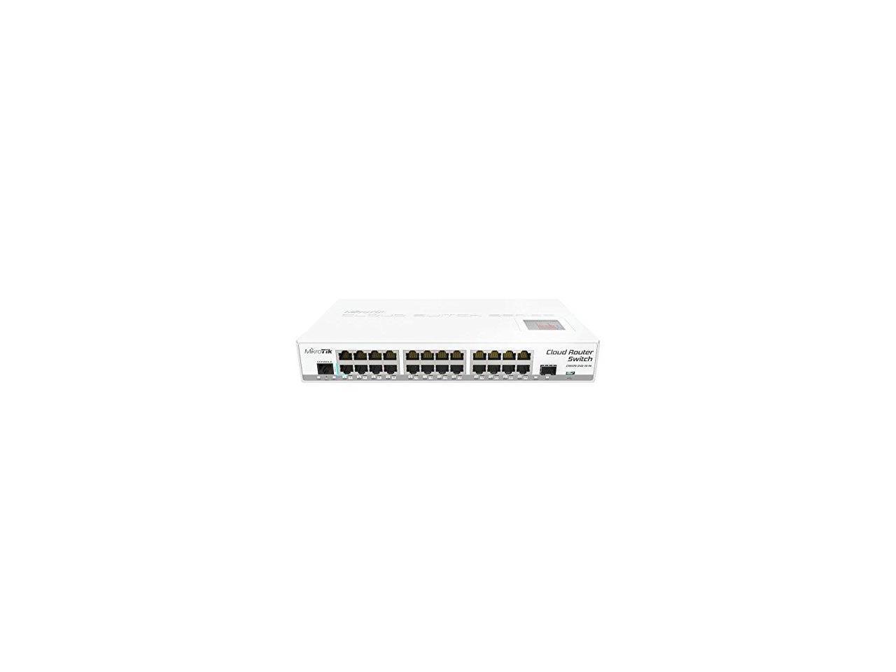 MikroTik CRS125-24G-1S-IN Cloud Router Gigabit Switch 24x 10/100/1000 Gbps ports 
