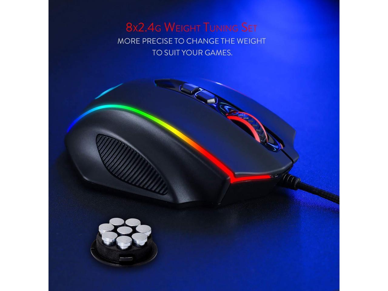 Redragon M720 Vampire RGB Gaming Mouse  10 000 DPI 