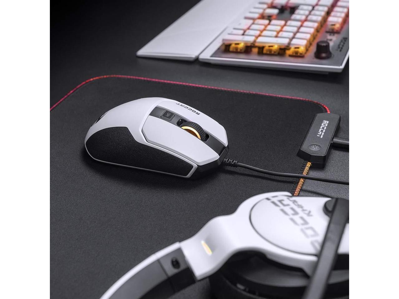 Kain 102 Aimo Rgb Pc Gaming Mouse White Newegg Com