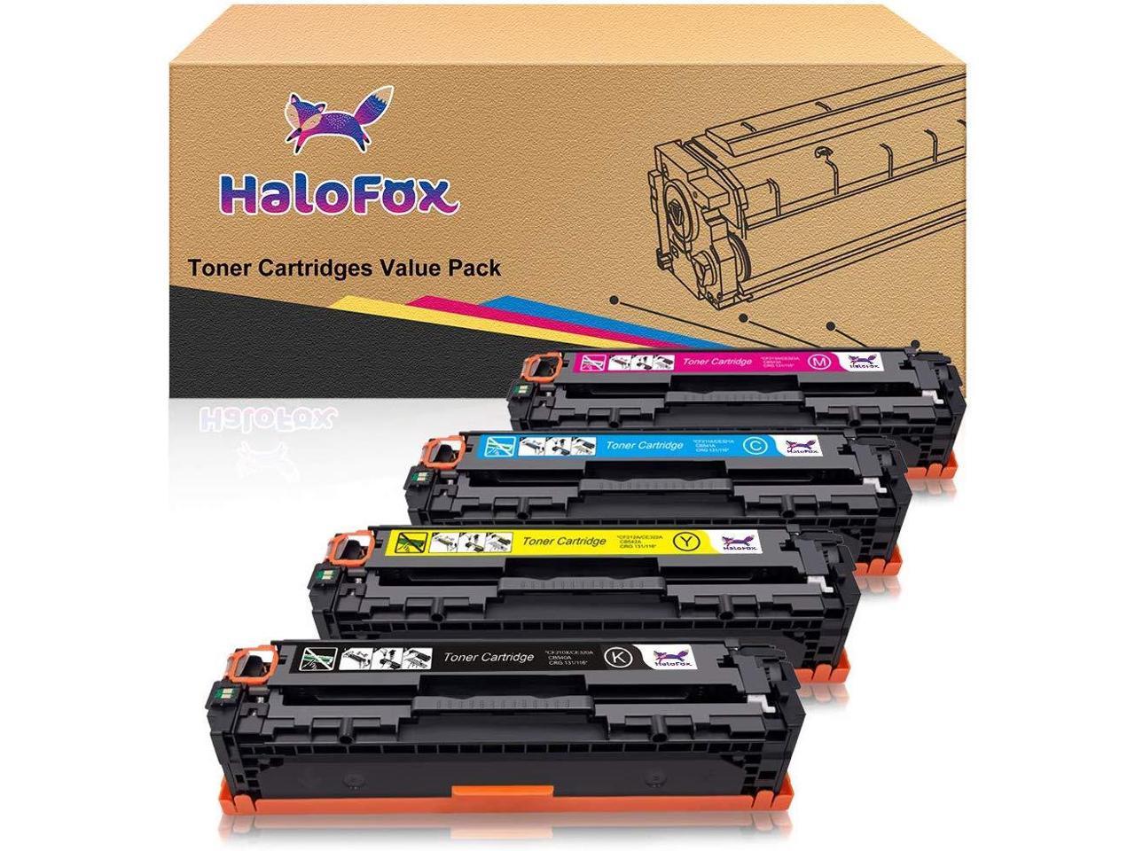 Evesky Halofox Compatible Toner Cartridge Replacement For Canon 131 Imageclass Mf624cw Mf628cw Mf8230cn Mf8280cw Lbp7100cn For Hp 131a 131x Black Cyan Yellow Magenta 4 Pack Newegg Com