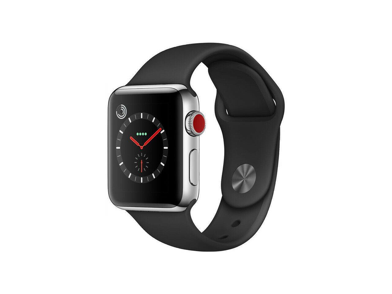 apple watch series 3 black stainless steel