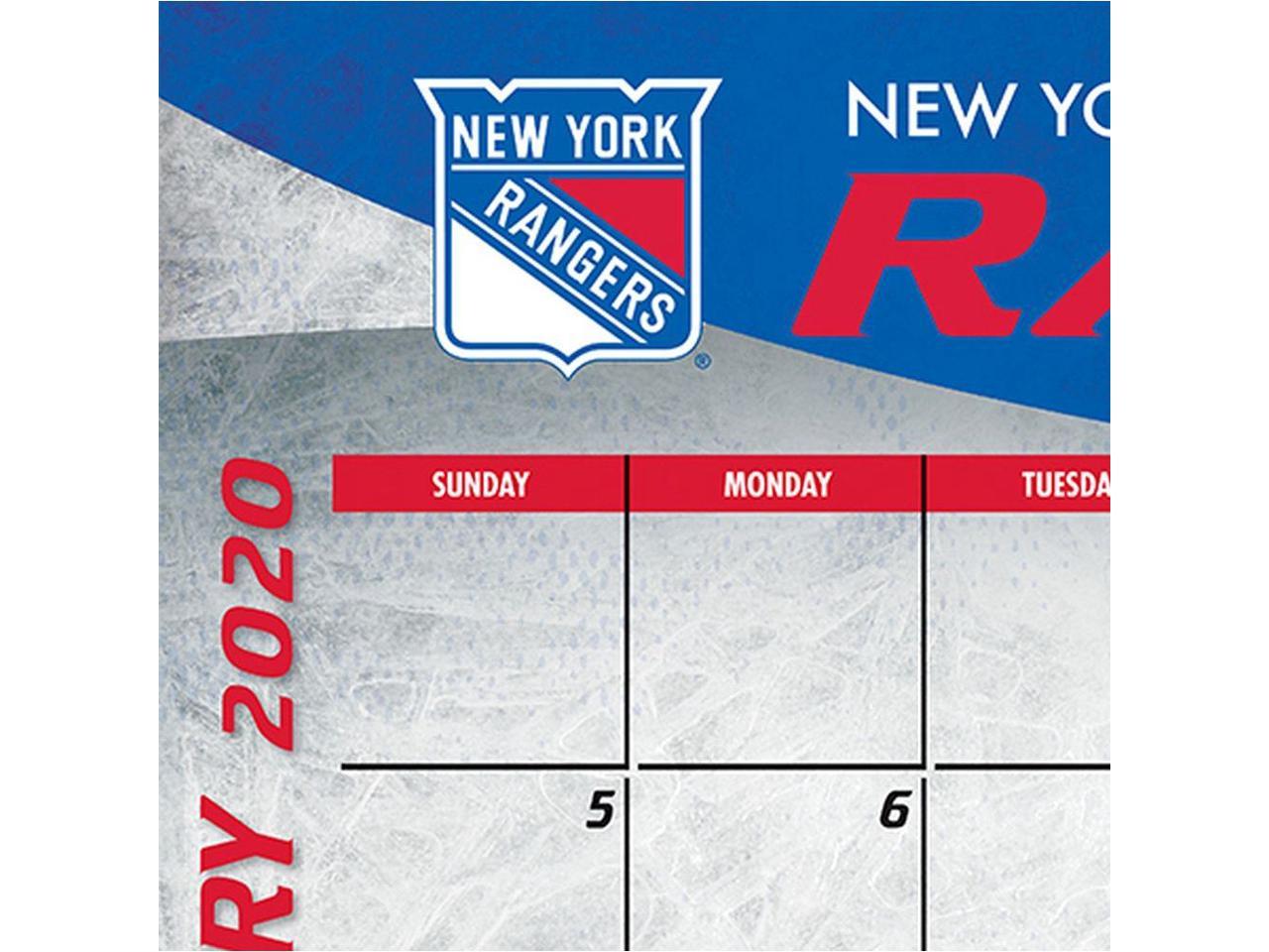 2020 New York Rangers Desk Calendar Turner Licensing