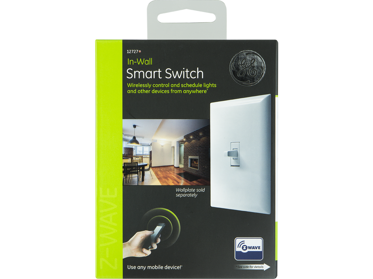 GE ZWave On/Off Wall Toggle Switch (12727)