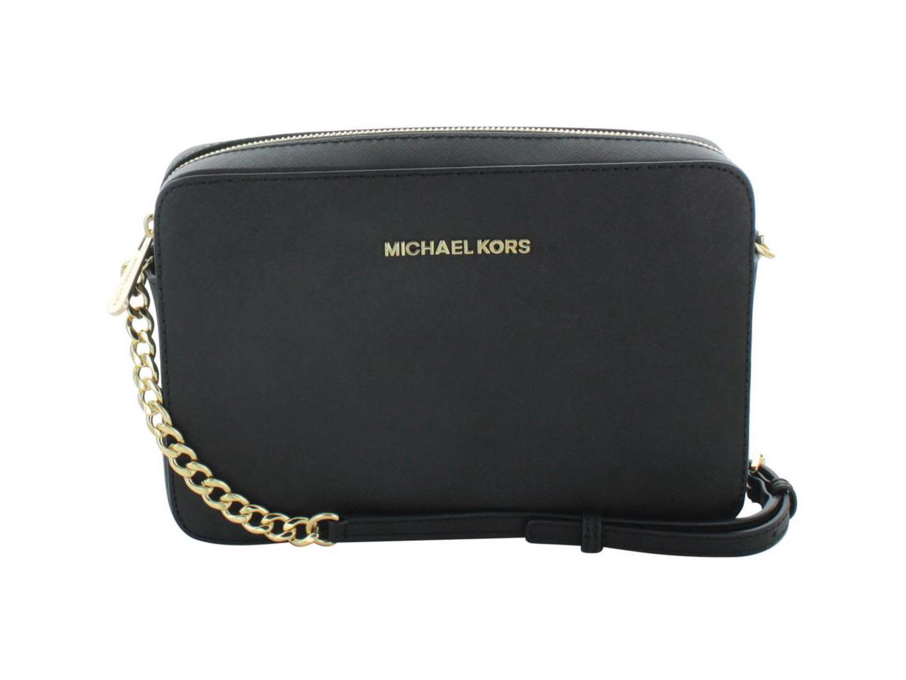 Michael Kors Jet Set Travel Large East/West Crossbody - Black - Newegg.com