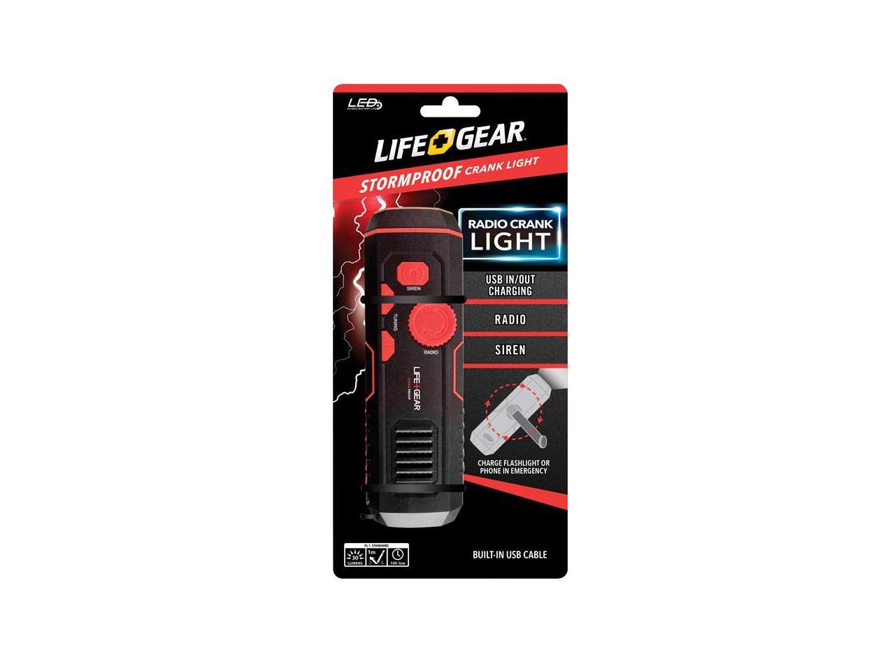 life gear usb crank light