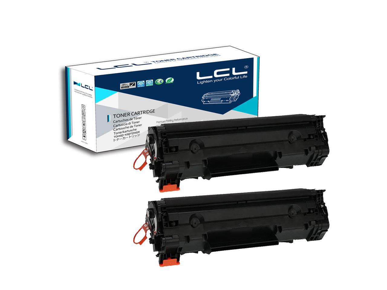 LCL Compatible for CANON 125 (2Pack Black) Toner Cartridge Compatible