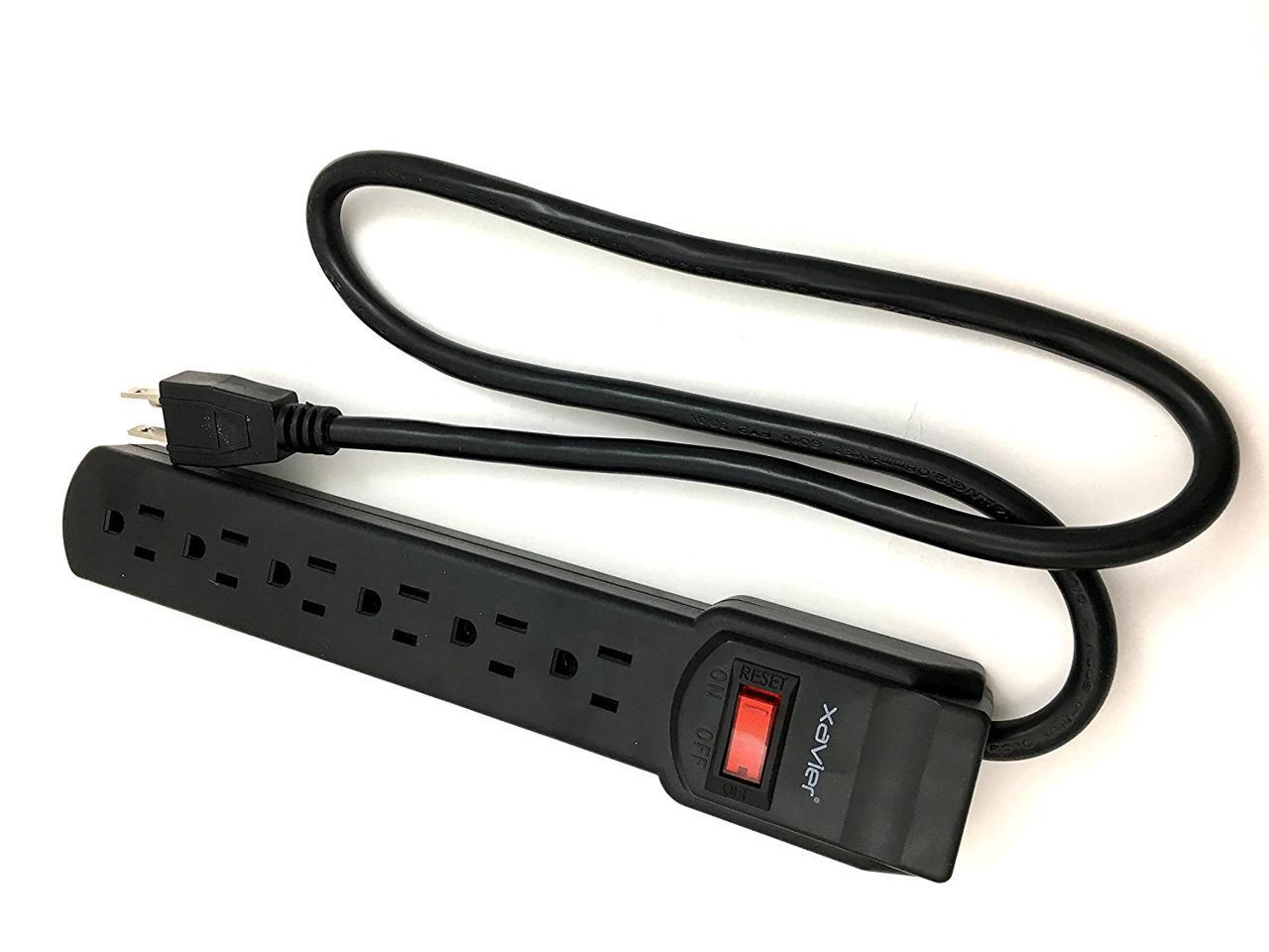 Surge Protector 6 Outlets 4 feet cord 150 Joules Clamping Voltage 330V