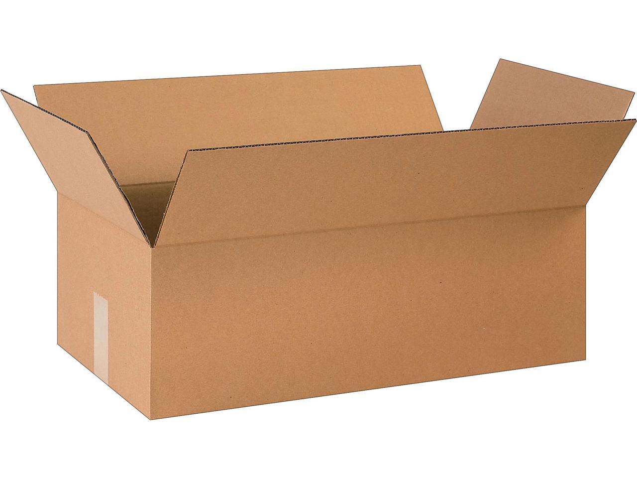 The Packaging Wholesalers 24" x 24" x 9" Shipping Boxes 32 ECT Brown 20