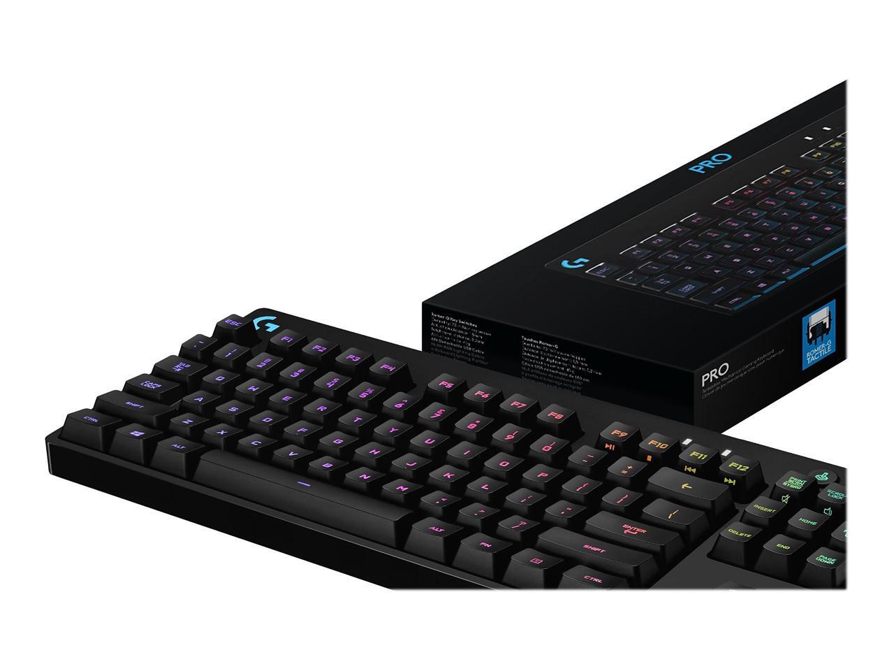 Logitech G PRO Mechanical Gaming Keyboard, Ultra Portable Tenkeyless ...