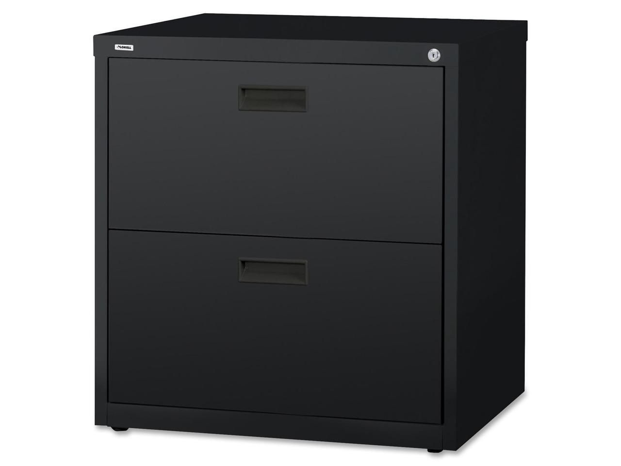 Lorell Lateral File 2-Drawer 30"x18-5/8"x28-1/8" Black 60557 - Newegg.com